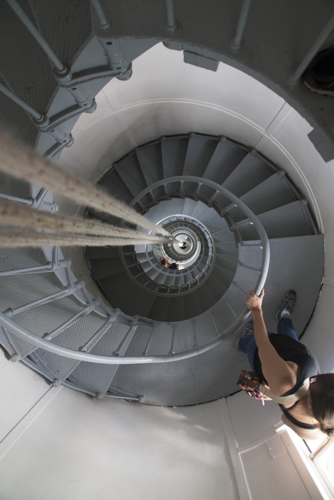 Inside hillsboro inlet lighthouse